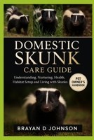 DOMESTIC SKUNK CARE GUIDE: Understanding, Nurturing, Health, Habitat Setup, and Living with Skunks B0FQRLHTMZ Book Cover