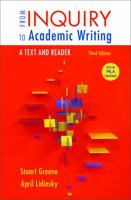 From Inquiry to Academic Writing: A Text and Reader, 2016 MLA Update Edition 1319089658 Book Cover