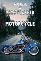 Journal & 2020 Planner Motorcycle: Harley Davidson Motorcycle Springer Classic Lined Guide 1674525990 Book Cover