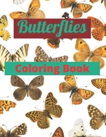 Butterflies Coloring Book: Awesome Coloring book for Kids featuring adorable Butterflies with beautiful patterns, for ages (2-3, 3-5, 5-8, and 8- B0923XTBF4 Book Cover