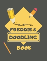 Freddie's Doodle Book: Personalised Freddie Doodle Book/ Sketchbook/ Art Book For Freddies, Children, Teens, Adults and Creatives | 100 Blank Pages For Full Creativity | A4 1676841202 Book Cover