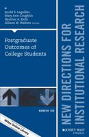 Postgraduate Outcomes of College Students: New Directions for Institutional Research, Number 169 1119325277 Book Cover