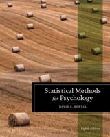 Statistical Methods for Psychology (with CD-ROM) 0495012874 Book Cover