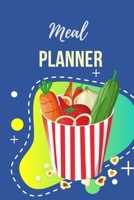 Meal Planner: Meal Planner notebook for family, kids, nutrition, health monitoring, blank form journal for write your favorite food in each day, manu, 100 pages, size 6X9 inches, vegetable box, fruits 1710228709 Book Cover