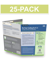 No Fear Coding for K-5 (25-Pack) 1564848957 Book Cover