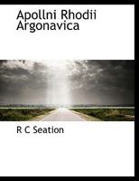 Apollni Rhodii Argonavica 1116076772 Book Cover