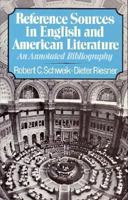 Reference Sources in English and American Literature: An Annotated Bibliography 039309104X Book Cover
