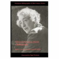 Vita Sackville-West,: A Bibliography (Winchester Bibliographies of 20th Century Writers) 1584560045 Book Cover