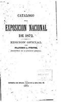Cat�logo de la Exposici�n Nacional de 1872 1534607331 Book Cover