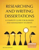 Researching and Writing Dissertationsa Complete Guide for Business and Management Students 1843983028 Book Cover