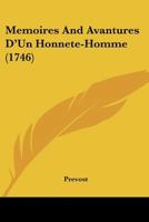 Memoires And Avantures D'Un Honnete-Homme (1746) 1166314650 Book Cover
