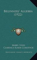 Beginners' Algebra 1019065400 Book Cover
