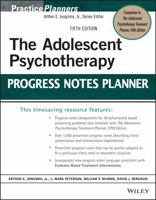 The Adolescent Psychotherapy Progress Notes Planner 0471381047 Book Cover