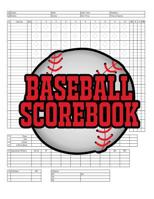 Baseball Scorebook: 100 Scoring Sheets For Baseball and Softball Games, Glover's Scorebooks, Large (8.5X 11) 1074017048 Book Cover