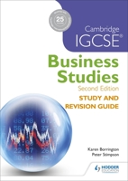Cambridge IGCSE Business Studies Study and Revision Guide 1471856550 Book Cover