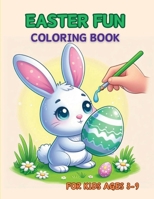 Hoppin' into Spring Easter Fun Coloring Book for kids Ages 3-9: Springtime Bunnies: A Joyful Easter Coloring Collection B0CR4HYY6N Book Cover