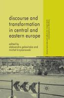 Discourse and Transformation in Central and Eastern Europe 0230521029 Book Cover