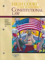 Constitutional Law: Keyed to Sullivan and Gunther's Casebook on Constitutional Law, 16th Edition 0314161341 Book Cover
