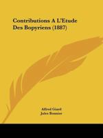 Contributions A L'A(c)Tude Des Bopyriens 2013017960 Book Cover