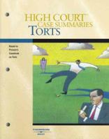 High Court Case Summaries on Torts 0314163824 Book Cover