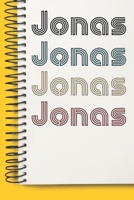 Name Jonas Notebook Cute Birthday Gift Born First Given Name Pride Jonas: Lined Notebook / Journal Gift, 120 Pages, 6x9, Soft Cover, Matte Finish 1671365321 Book Cover