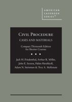 Civil Procedure: Cases and Materials, Compact Edition for Shorter Courses 1636591833 Book Cover