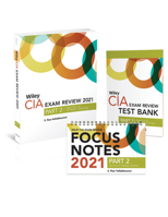 Wiley CIA Exam Review 2021 + Test Bank + Focus Notes: Part 2, Practice of Internal Auditing Set 1119759498 Book Cover