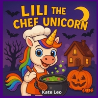 Lili the Chef Unicorn - Halloween Books for Kids: Funny Bedtime Stories for Children Ages 4–8 (Unicorn Lili Tries Jobs) B0FPD86J39 Book Cover