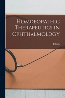 Homoeopathic Therapeutics in Ophthalmology 101744286X Book Cover