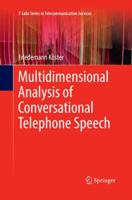Multidimensional Analysis of Conversational Telephone Speech 9811052239 Book Cover