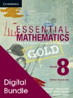 Essential Mathematics Gold for the Australian Curriculum Year 8 Digital and Cambridge Hotmaths 1139429744 Book Cover