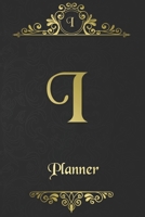 I: Letter Journal Monogram Minimalist Lined Notebook To Do List Undated Daily Planner for Personal and Business Activities with Check Boxes to Help ... to Get Organized (9 x 6 inches 120 pages) 1679635883 Book Cover