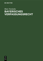 Bayerisches Verfassungsrecht 3112600959 Book Cover