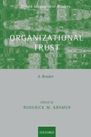 Organizational Trust: A Reader 019928850X Book Cover