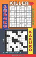 Killer sudoku puzzles and Kakuro.: Extreme levels. 1075367379 Book Cover