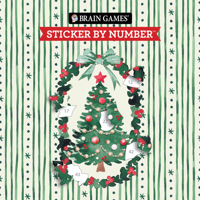Brain Games - Sticker by Number Compact Edition: O Christmas Tree | 7x7 Inches | Classic Watercolor Art | Christmas Stocking Stuffer, Travel Size Activity Book for Adults & Kids 7+ B0H5PPHGP4 Book Cover