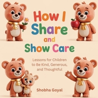 How I Share and Show Care: Lessons for Children to Be Kind, Generous, and Thoughtful, Age 3-8 (Benny the Bear Cub’s Big Feelings) B0FSCS28Y3 Book Cover
