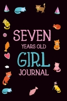 Seven Year Old Girl Journal: Blank and Wide Ruled Journal for Little Girls; 7 Year Old Birthday Girl Gift, 7th birthday notebook, A cute little gift for your daughter 1698206275 Book Cover