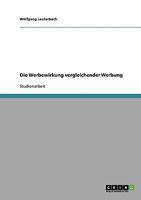 Die Werbewirkung vergleichender Werbung 3638692442 Book Cover