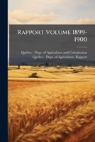 Rapport Volume 1899-1900 1245227378 Book Cover