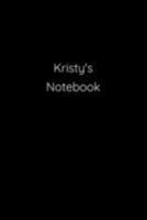 Kristy's Notebook: Notebook / Journal / Diary - 6 x 9 inches (15,24 x 22,86 cm), 150 pages. 169114178X Book Cover