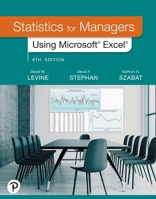 Statistics for Managers with Excel 0136680402 Book Cover