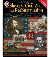 Slavery, Civil War, and Reconstruction, Grades 6 - 12 B00QFX3QEI Book Cover