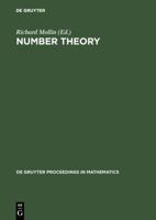 Number Theory: Proceedings of the First Conference of the Canadian Number Theory Association Held at the Banff Center, Banff, Alberta 3110117231 Book Cover