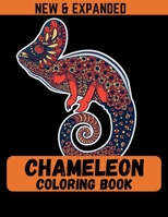 Chameleon Coloring Book (New & Expanded): Coloring Book For Adults and Kids - Coloring Book with 38 Unique Pages to Color on Chameleons B08LNS5YZD Book Cover