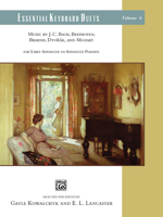 Essential Keyboard Duets, Vol 6: Music by J. C. Bach, Beethoven, Brahms, Dvor�k, and Mozart, Comb Bound Book 0739074083 Book Cover