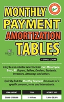 Monthly Payment Amortization Tables for Small Loans: Simple and Easy to Use Reference for Car and Home Buyers and Sellers, Students, Investors, Car Dealers and Attorneys. Quickly Find Monthly Payment 0692670548 Book Cover