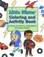 The Little Mister Coloring and Activity Book B0GTD3XQ7Y Book Cover