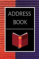Address Book: Large Print Phone Book & Adresses Book with Tabs 1712175718 Book Cover