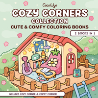 Cozy Corners Collection: Coloring Book for Adults and Kids (Cozy Spaces Coloring) B0GSD7RDT1 Book Cover